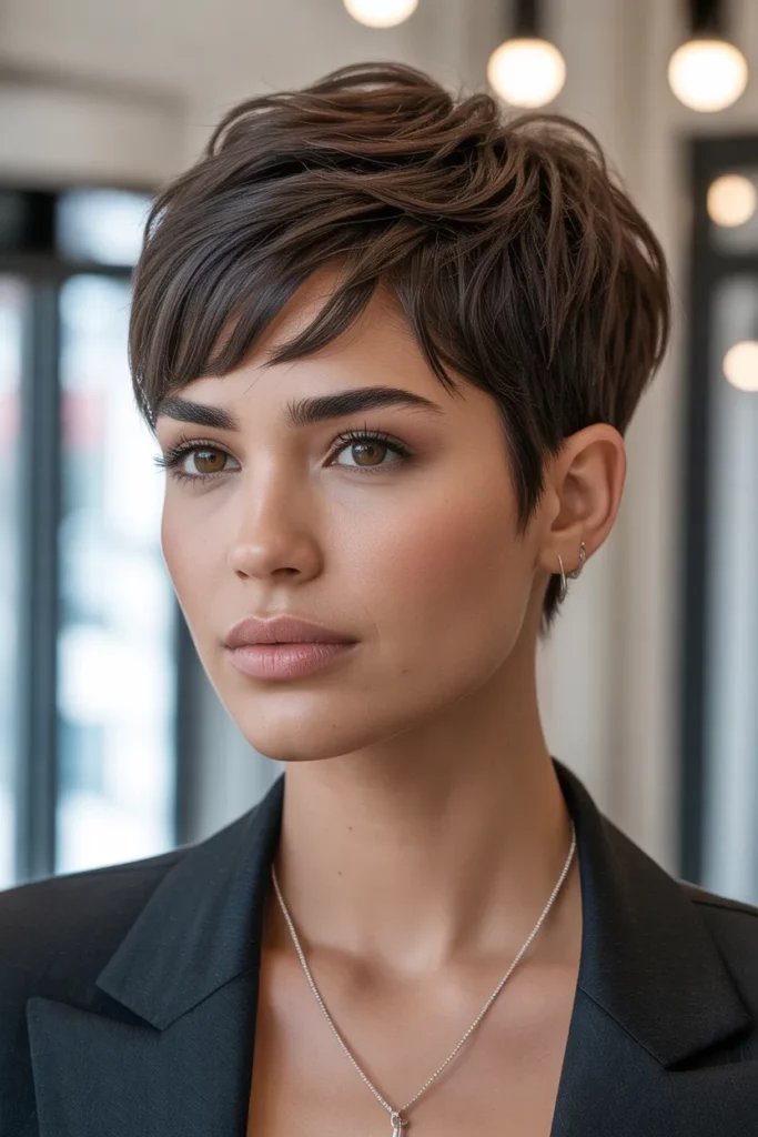 Bold Gemini Hair Pixie Cut