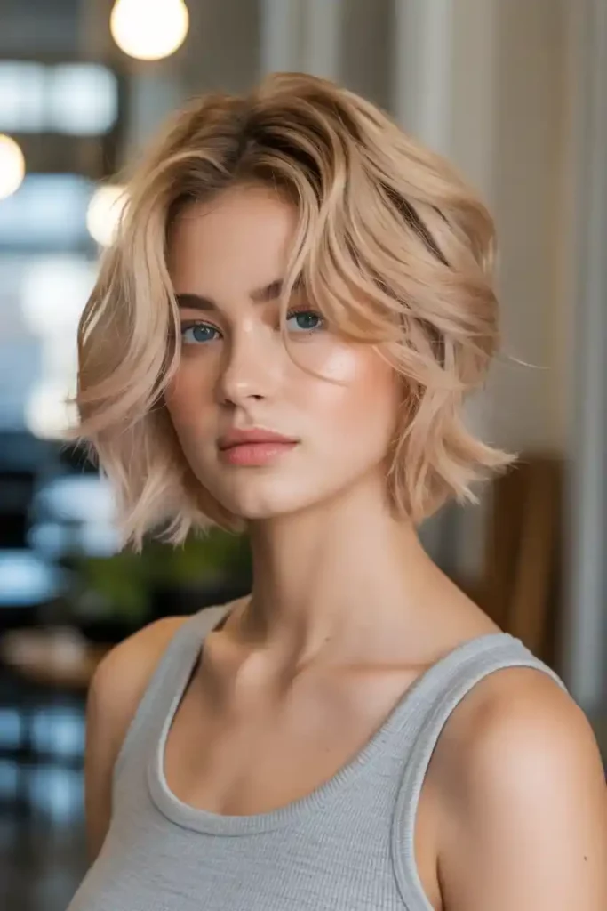 Classic Butterfly Cut Short Hair