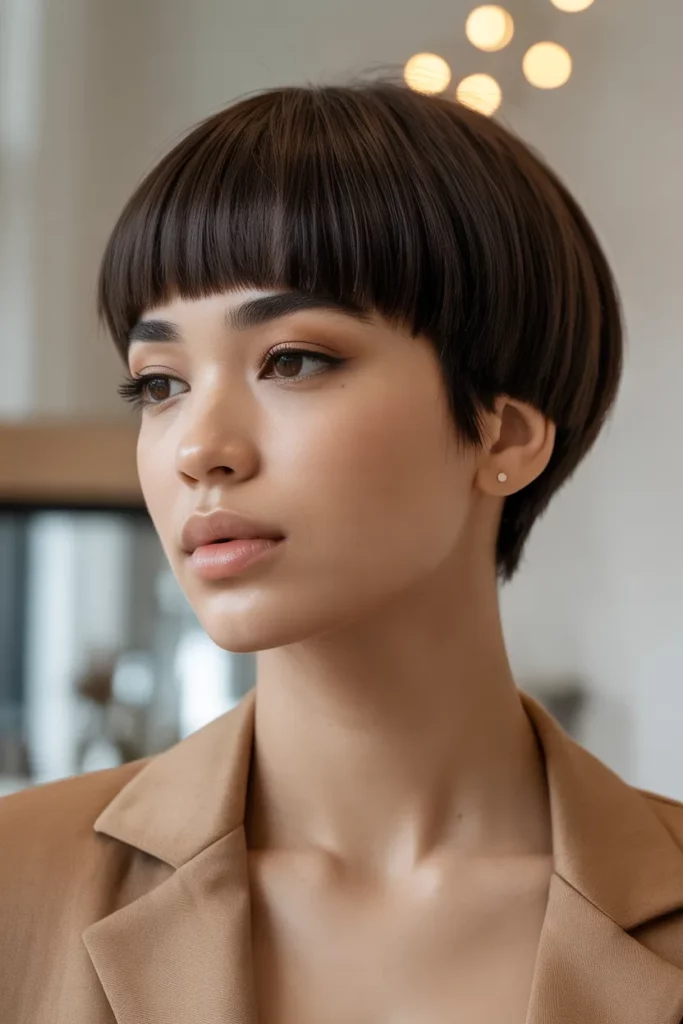Cropped Bowl Cut