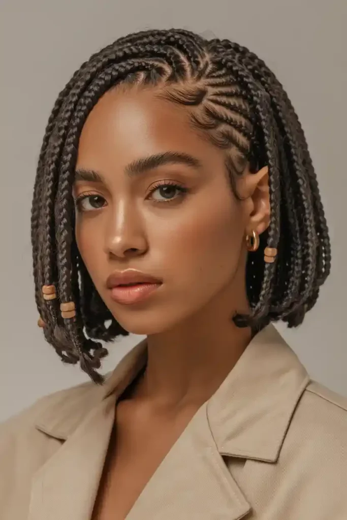Fulani Braids Bob
