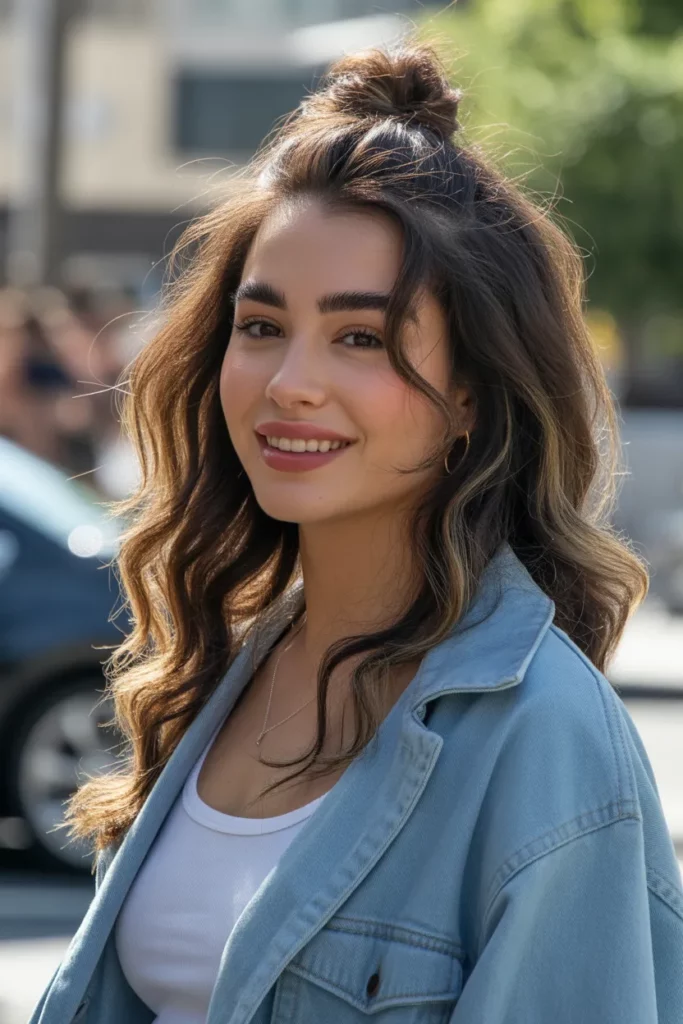 Gemini Hair Half-Up Top Knot