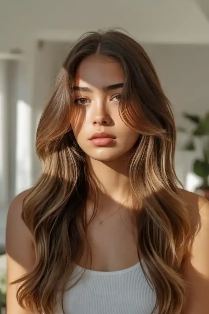 Long Hair With Face-Framing Layers