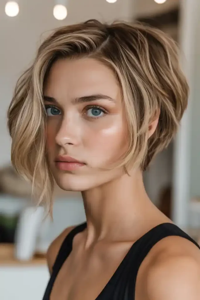 Modern Butterfly Cut Short Hair