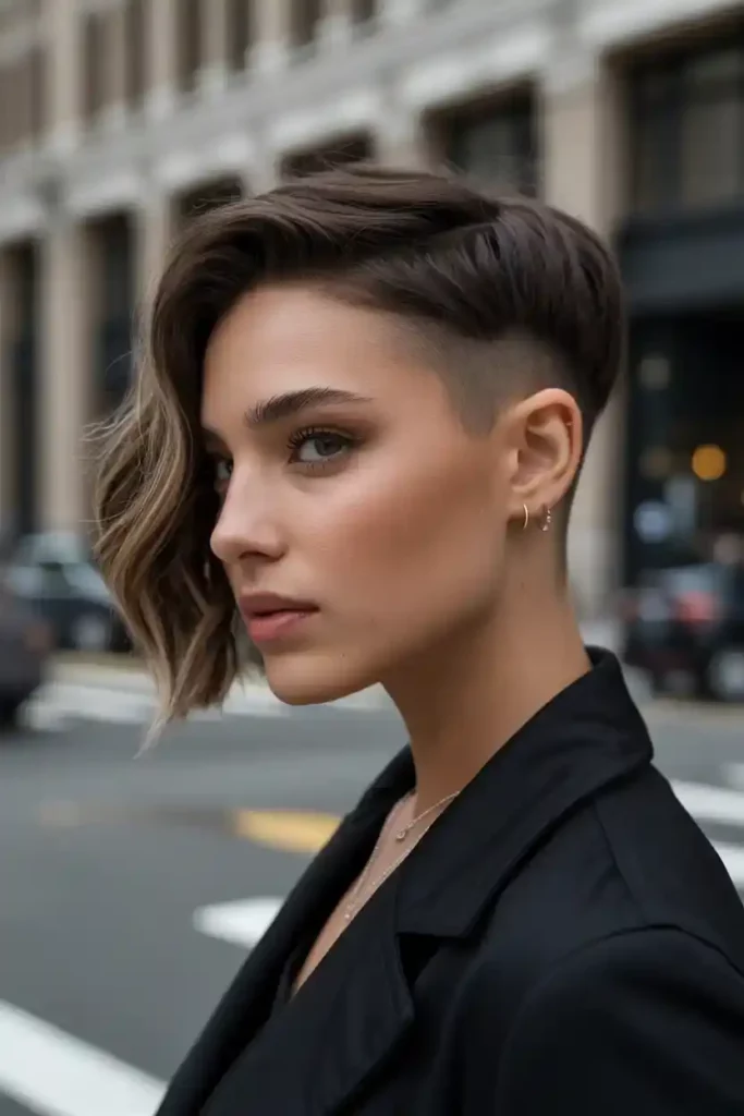 Pixie Cut with Side Shave