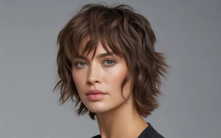 Shaggy Wolf Cut With Bangs