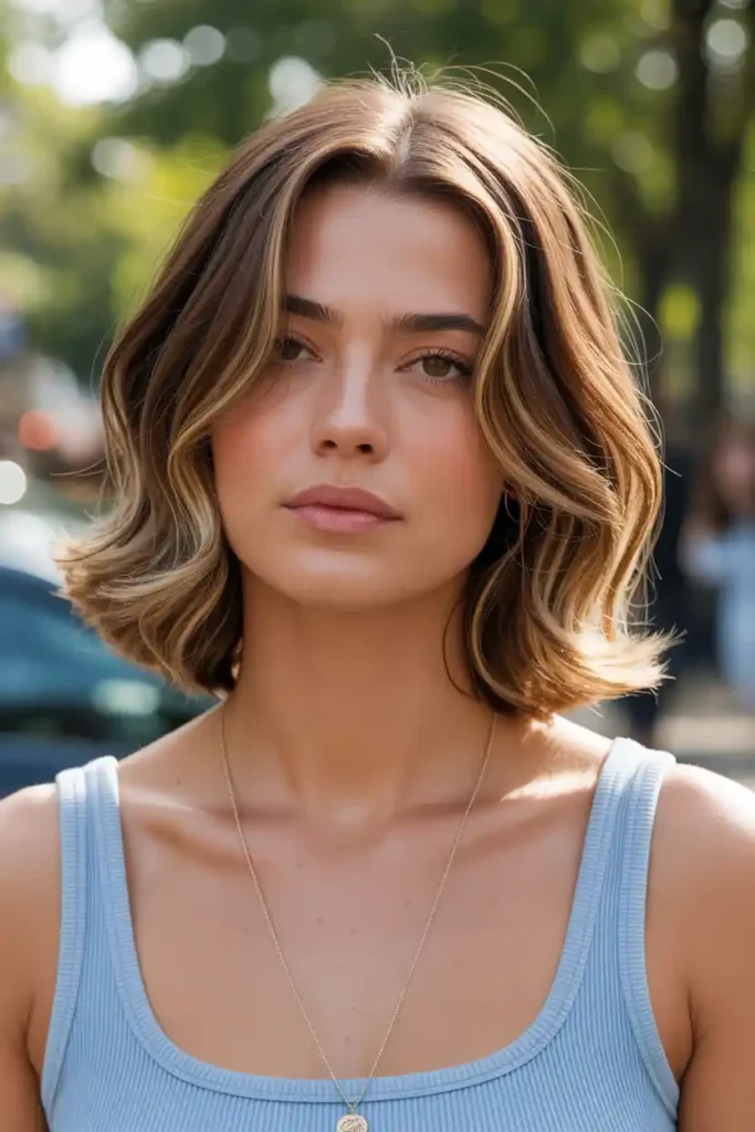 Side-Parted Soft Mullet