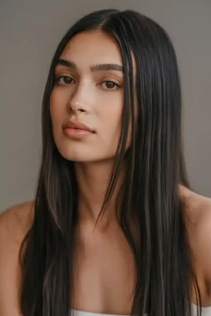 Sleek Straight Long Hair