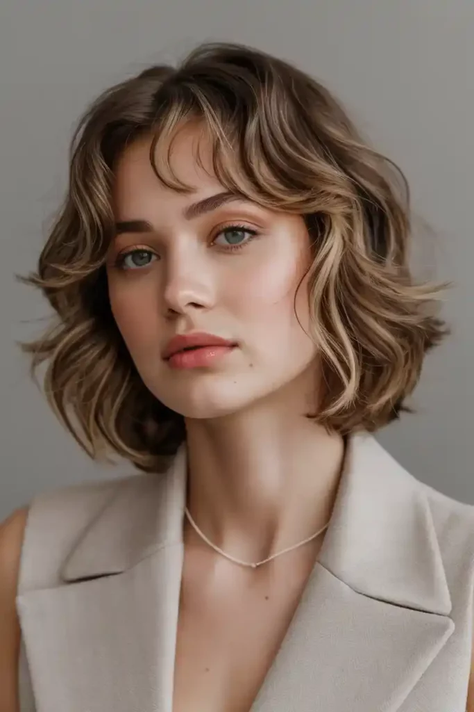 Soft Mullet with Bangs