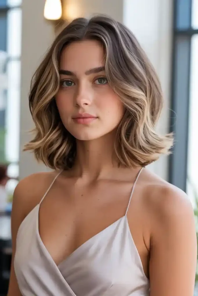 Soft Mullet with Highlights