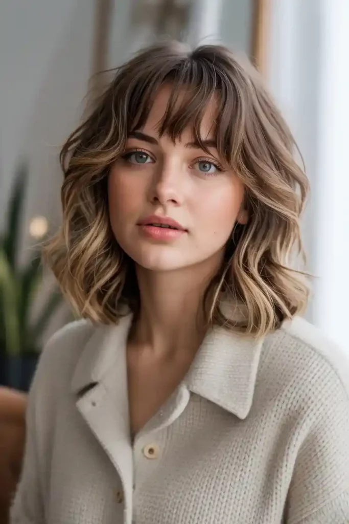 Textured Bangs