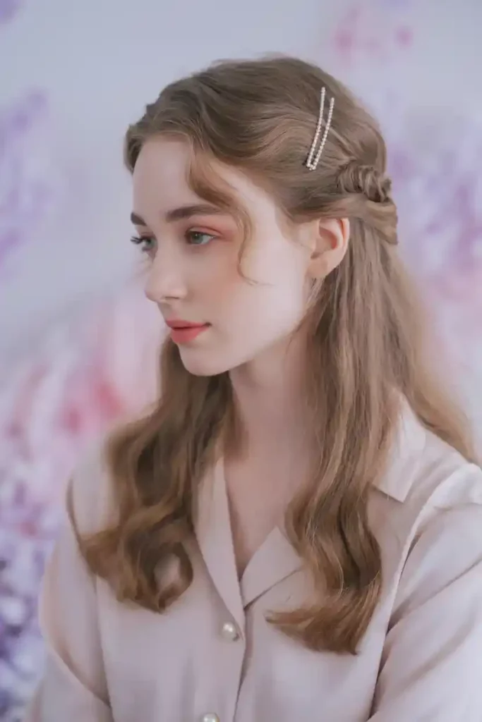 Twisted Half-Up Hairstyle