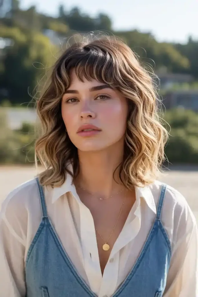 Wavy Bangs