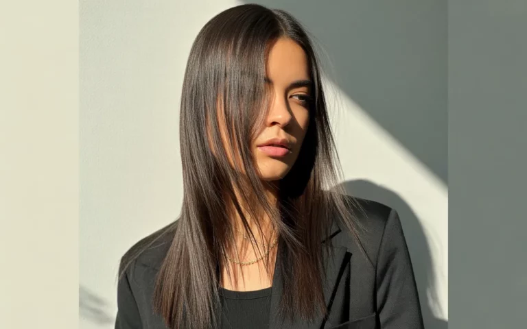 Wolf Cut Without Bangs