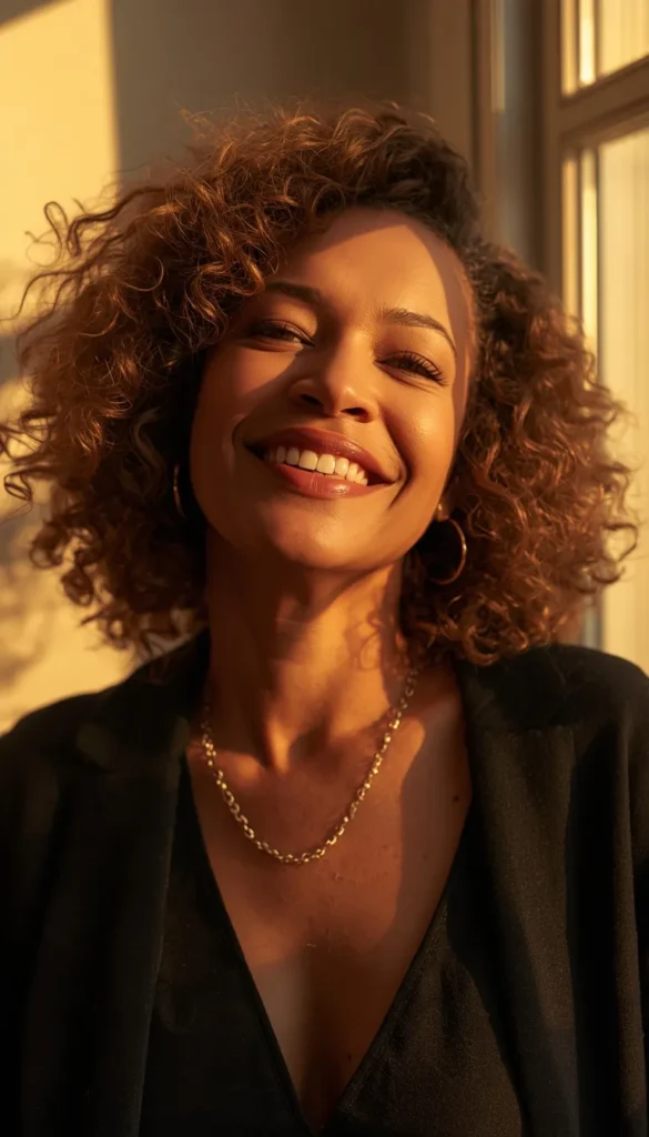 The Soft Curly Bob