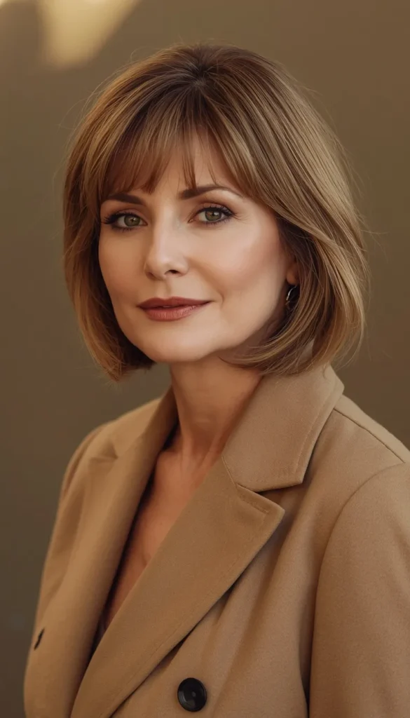 Choppy Bob For Women Over 50 And 60