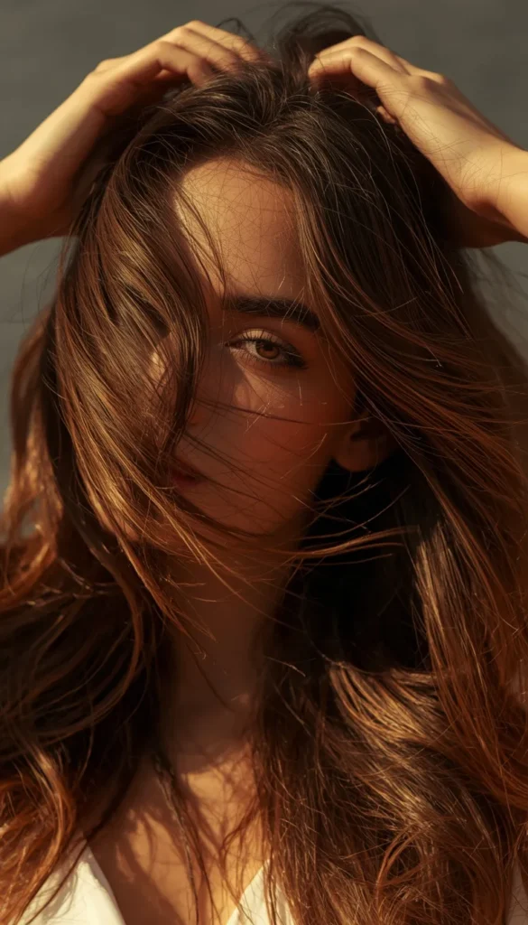  Dark Brown with Caramel Highlights
