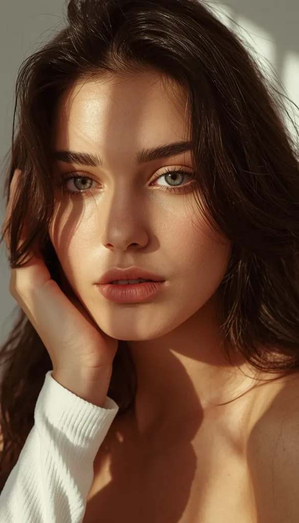 Dark Brown with Face Framing Highlights