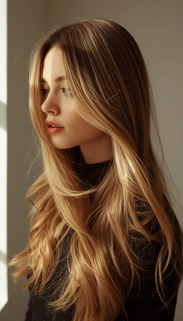 Feathered Layers For Long Hair
