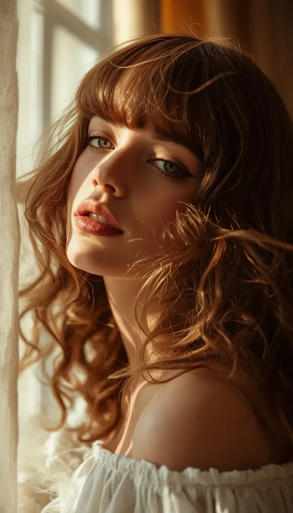 Feathered Pixie Mullet with Curtain Bangs