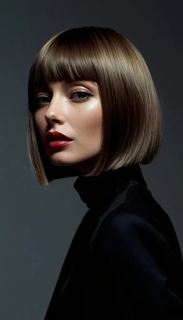 Sleek Glass Finish Shag