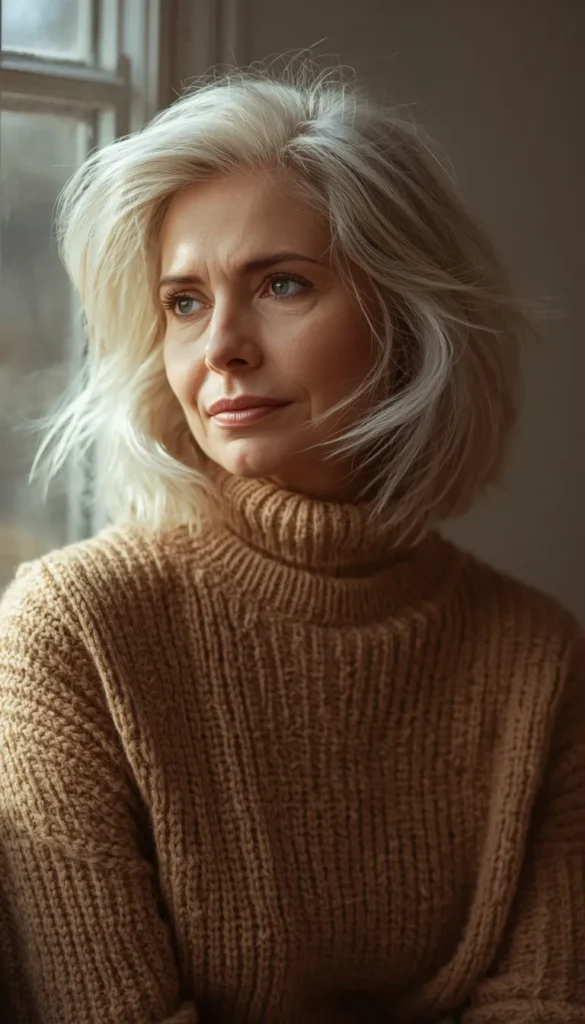 Soft Feathered Layered Bob