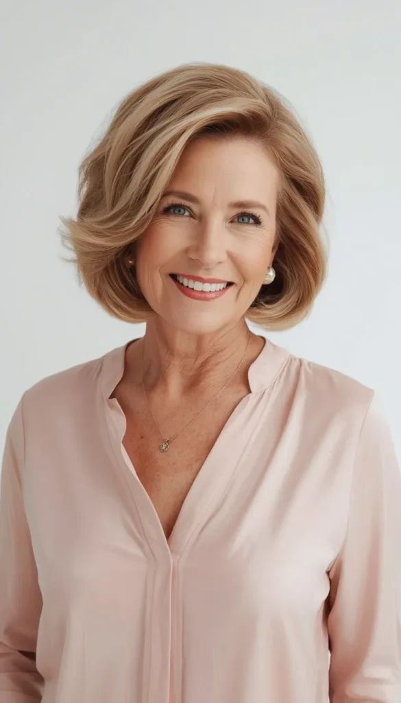 Stacked Layered Bob for Fine Hair