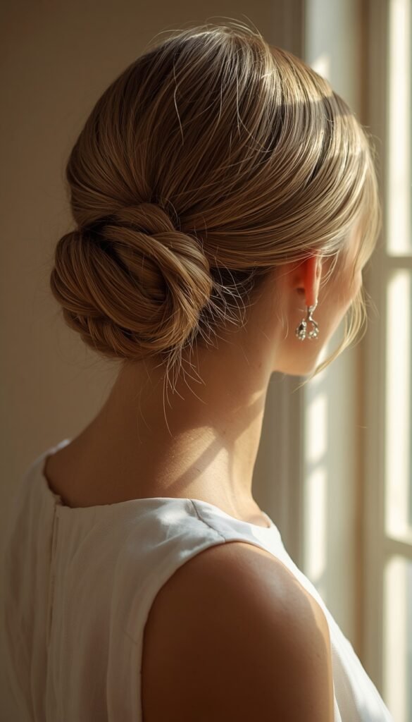 The Braided Low Bun