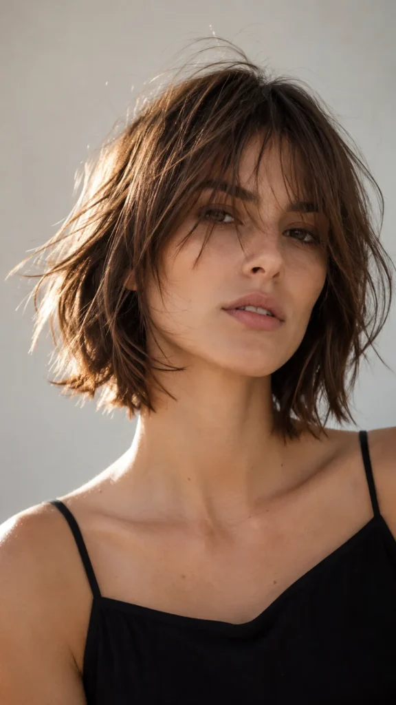 The Choppy Collarbone Cut