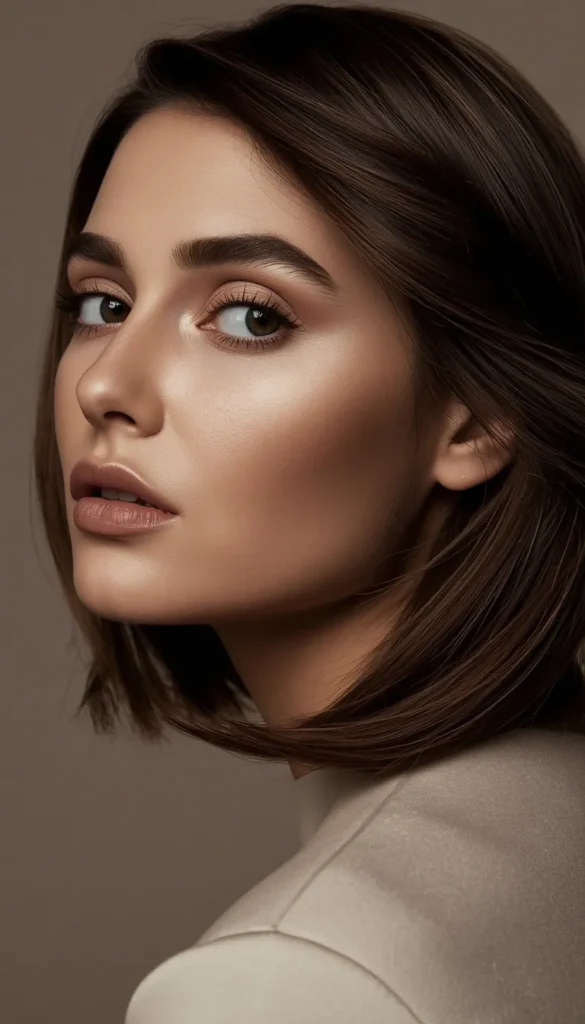 The Deep Side Part Lob for Instant Root Lift