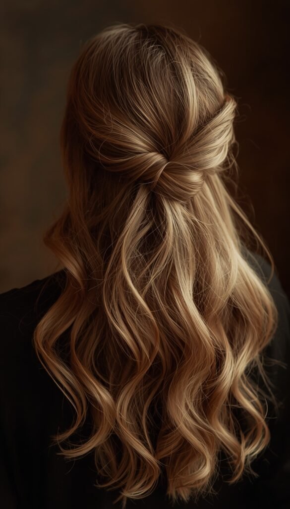 The Loose Twisted Half Up For Date Night