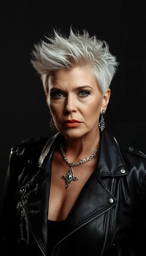 The Piecey Spiked Pixie for Bold Personalities