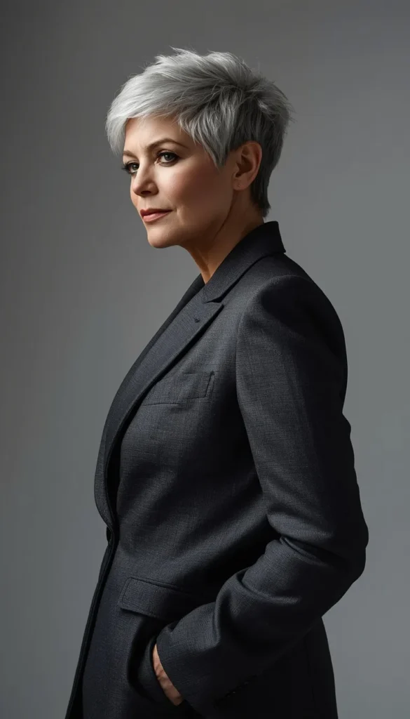 The Silver Fox Pixie for Embracing Your Gray