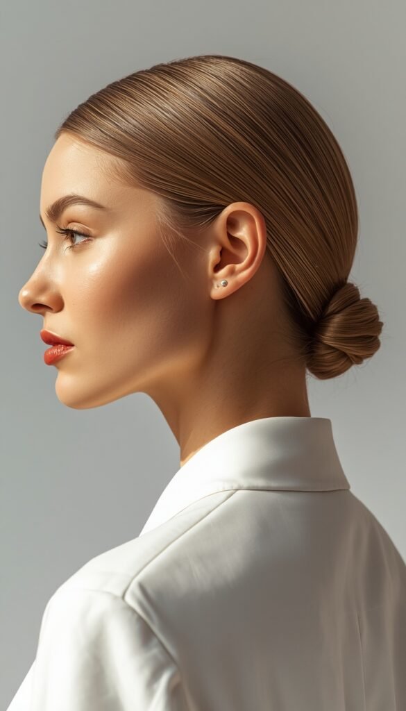 The Slicked Back Bun For Humid Days