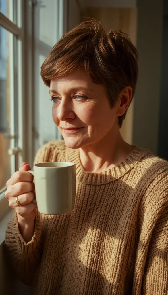  The Wash and Wear Cropped Pixie for Busy Mornings