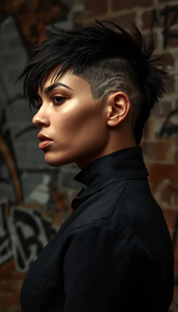 Undercut Pixie Mullet