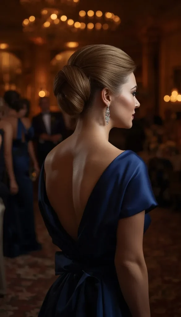 Voluminous Updo for Black Tie