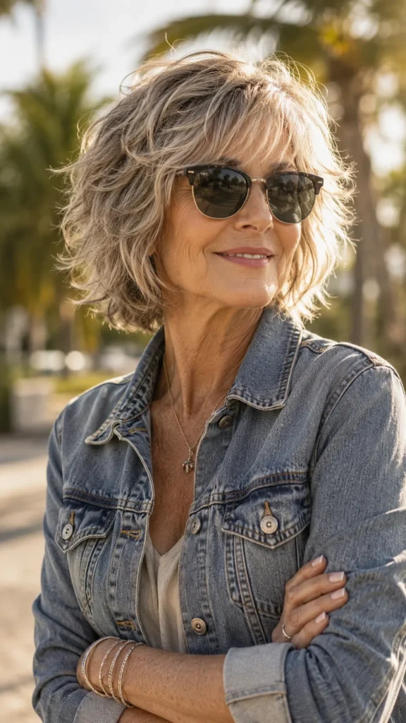 Wash and Wear Shaggy Layered Bob