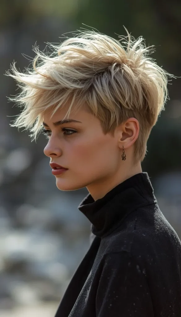 Wolf Cut Pixie Mullet
