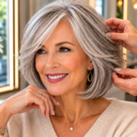 Layered Bob Haircuts for Women Over 60