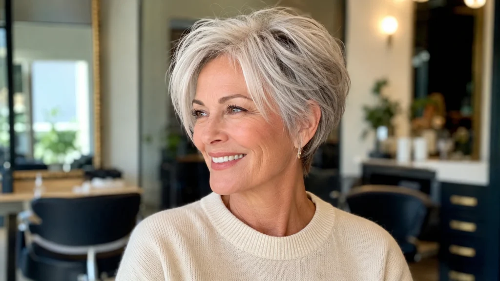 Bixie Cut Ideas for Women Over 50