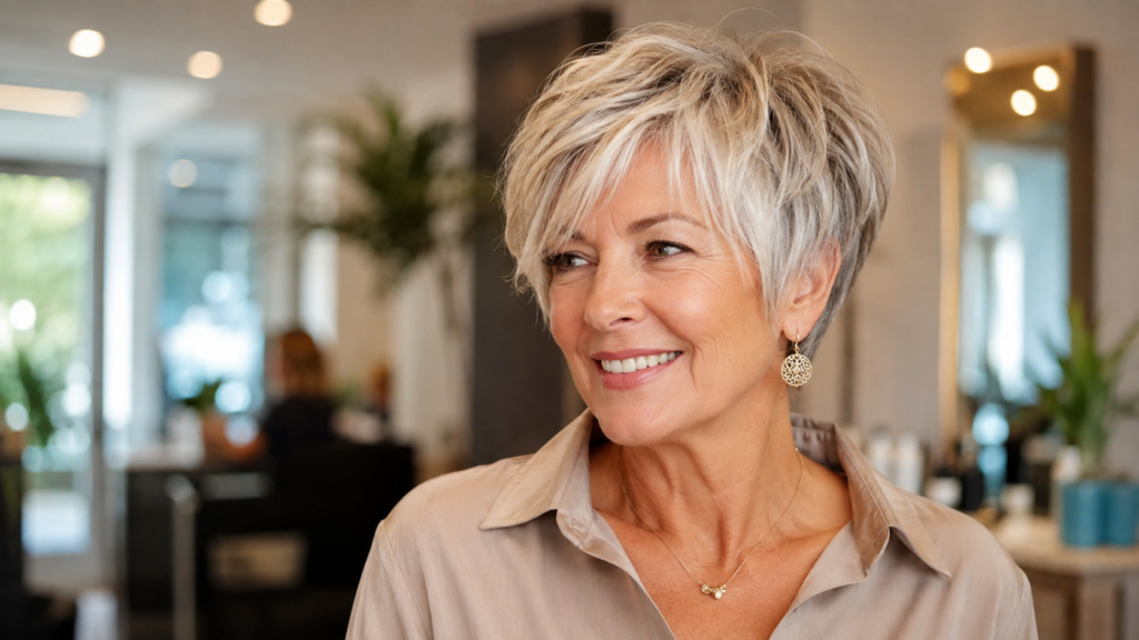 Short Haircuts for Women Over 60
