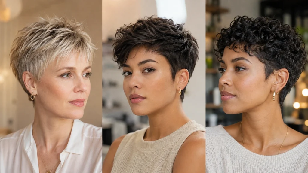 Pixie Cuts for Different Hair Textures