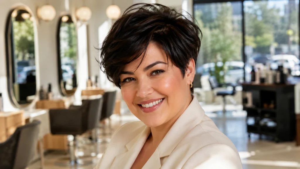 Pixie Cuts for Round Faces