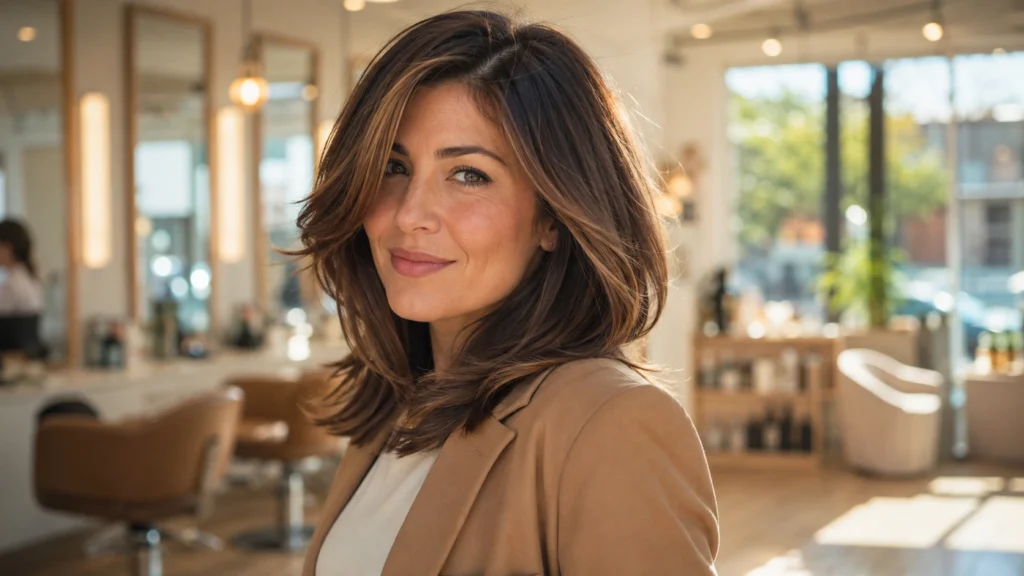 Medium Length Haircuts for Thick Hair