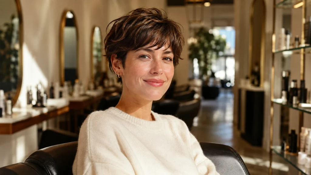 Messy Pixie Cut With Bangs