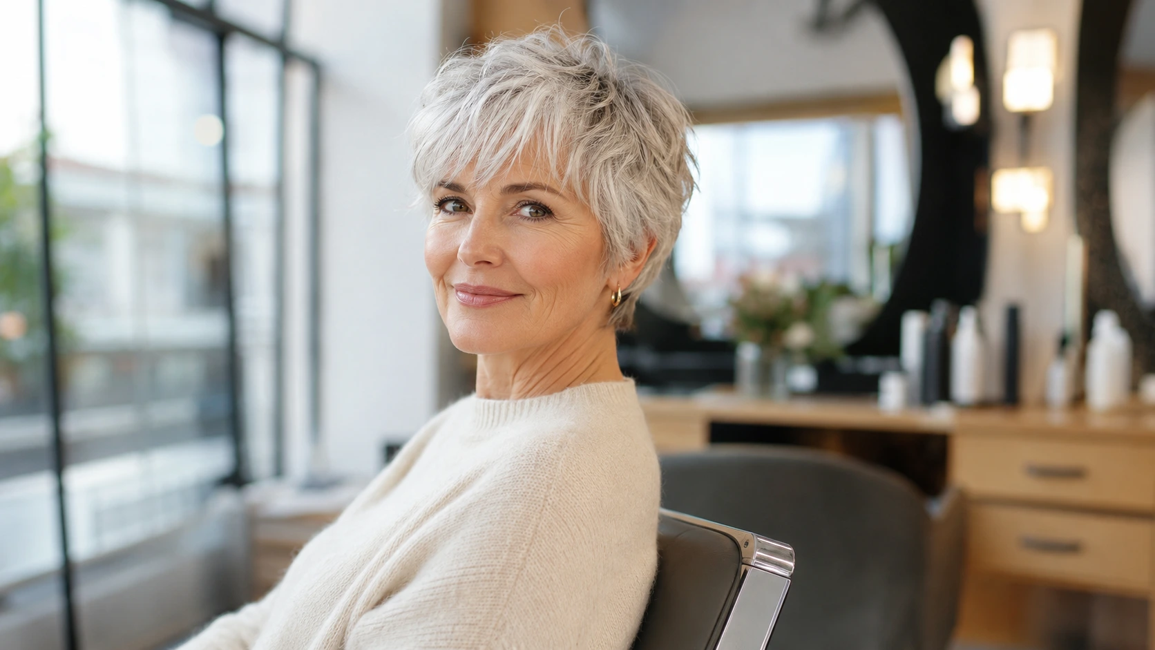 Pixie With Bangs Hairstyles for Women Over 50