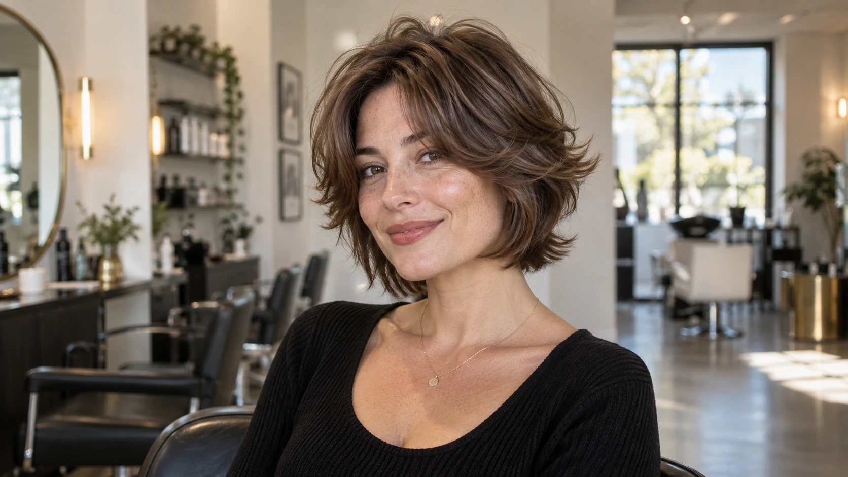 Butterfly Cut Short Hair