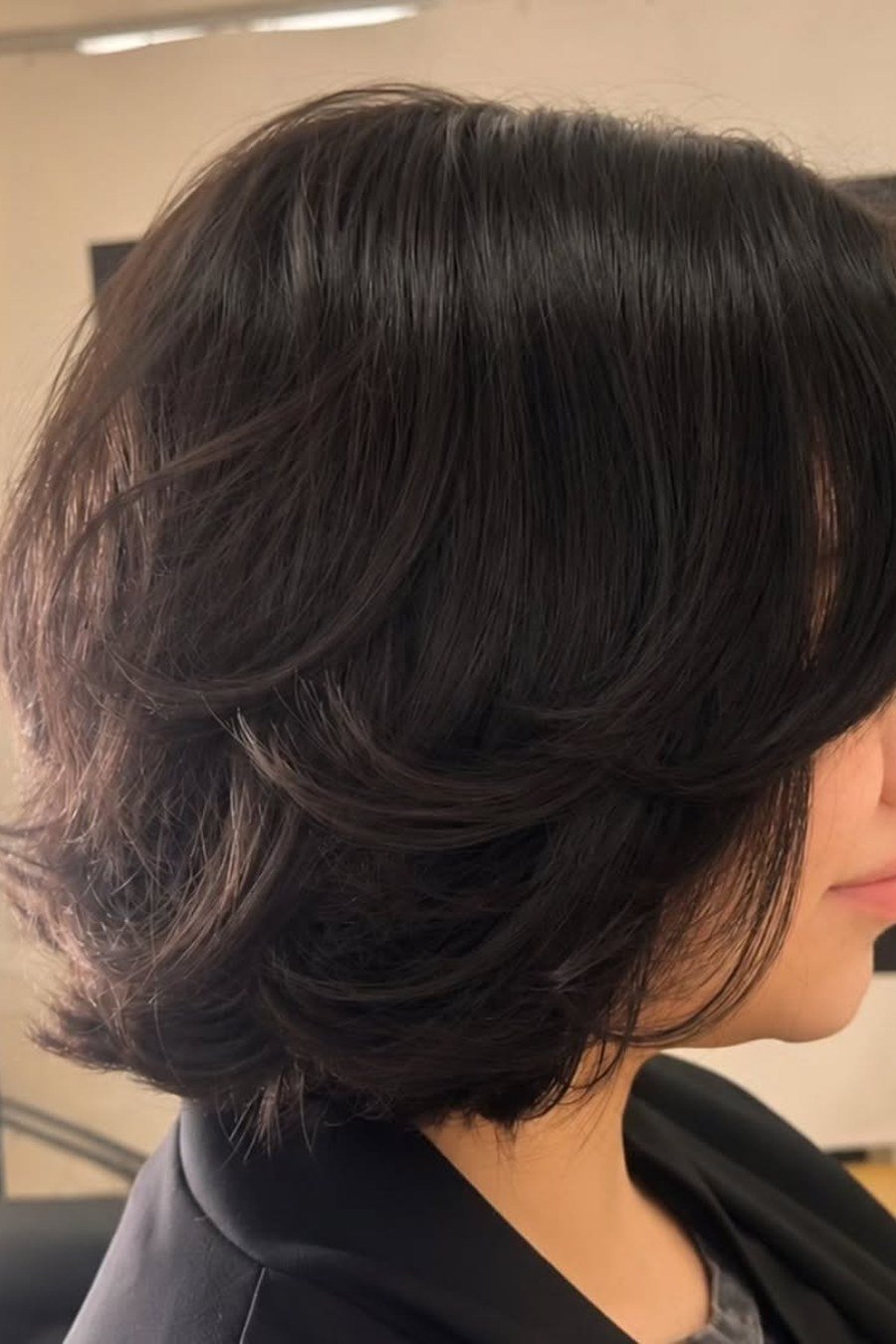 Classic Chin-Length Bob mom haircut idea