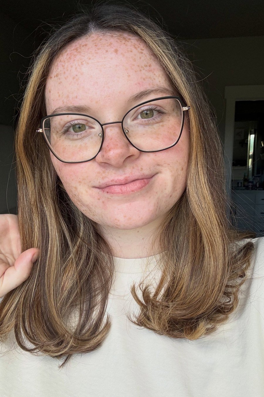 Soft Layered Shoulder-Length Cut mom haircut idea