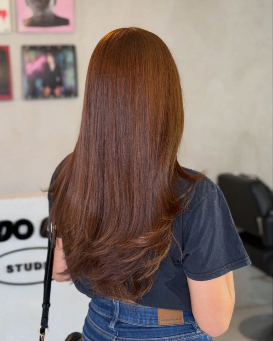 Dark Chocolate Copper - dark copper hair ideas for women